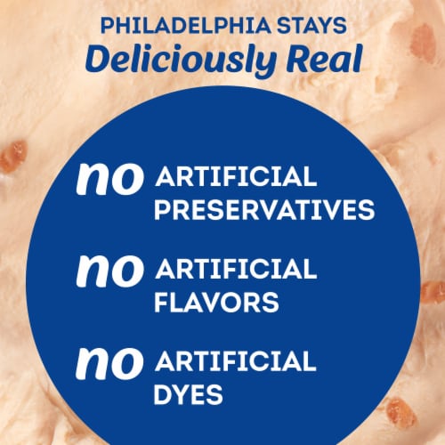 Philadelphia Smoked Salmon Cream Cheese Spread Perspective: back