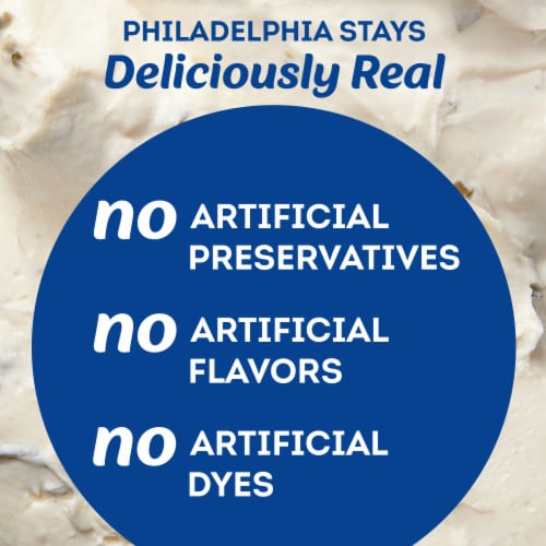 Philadelphia Garlic & Herb Cream Cheese Spread Perspective: back