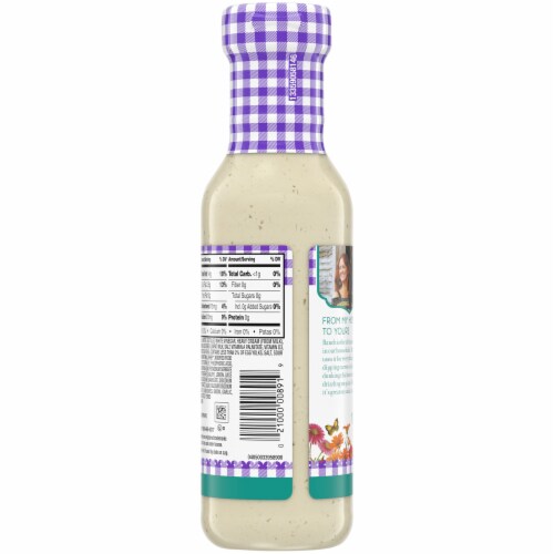 The Pioneer Woman Frontier Ranch Salad Dressing & Dip, Bottle Perspective: back