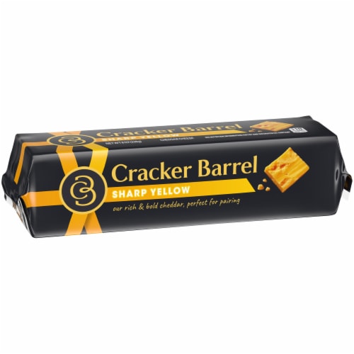 Cracker Barrel Sharp Yellow Cheddar Cheese Perspective: back