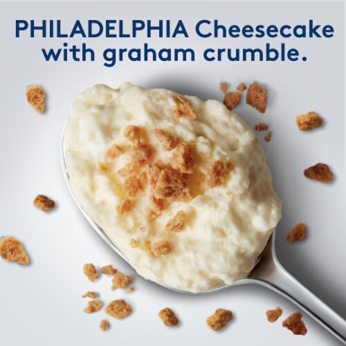Philadelphia Original Cheesecake Crumbles, Pack, Cups Perspective: back