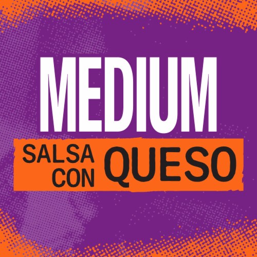 Taco Bell Medium Salsa Con Queso Cheese Dip, Jar Perspective: back