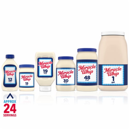 Miracle Whip Mayo-Like Dressing Perspective: back