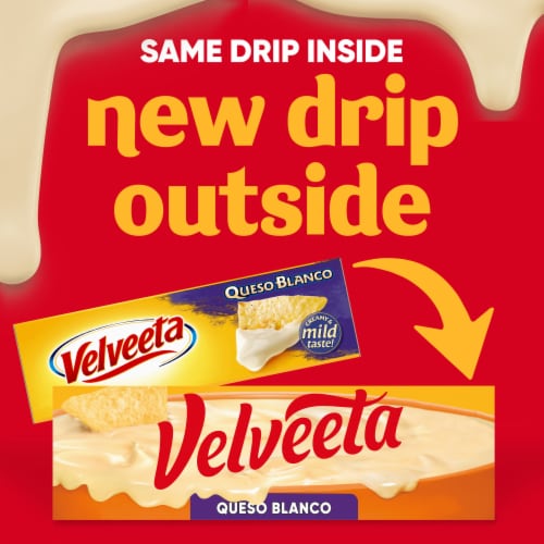 Velveeta Queso Blanco Cheese Perspective: back