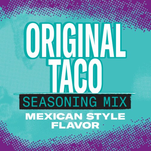 Taco Bell Original Taco Seasoning Mix, Packet Perspective: back