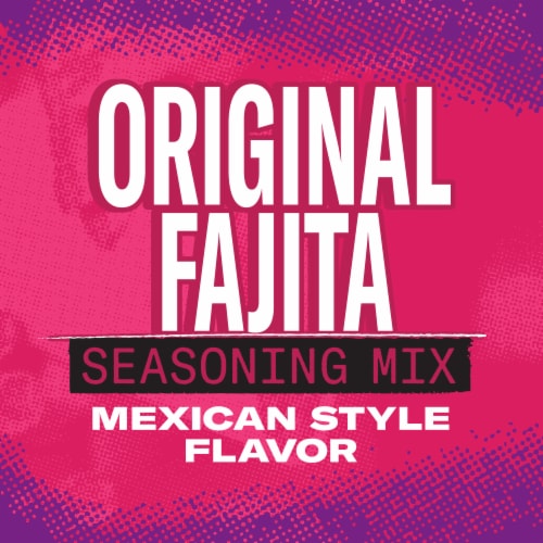Taco Bell Original Fajita Seasoning Mix Perspective: back
