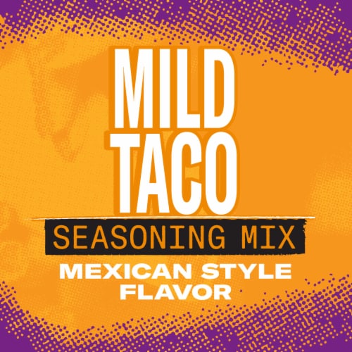 Taco Bell Mild Taco Seasoning Mix Perspective: back