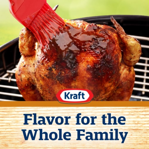 Kraft Hint of Honey Slow-Simmered Barbecue Sauce Value Size, Bottle Perspective: back