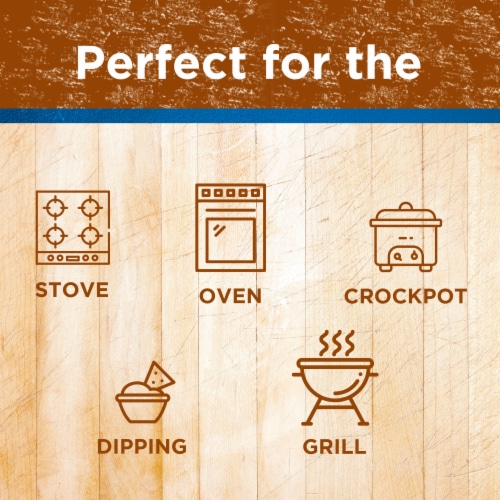 Kraft Sweet Brown Sugar Slow-Simmered BBQ Sauce Perspective: back