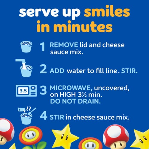 Kraft Mac N Cheese Macaroni and Cheese Cups Easy Microwavable Dinner with Unicorn Pasta Shapes Perspective: back