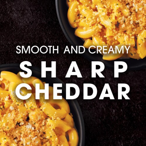 Cracker Barrel Sharp Cheddar Mac N Cheese Macaroni and Cheese Cups Single Bowl Dinner Perspective: back