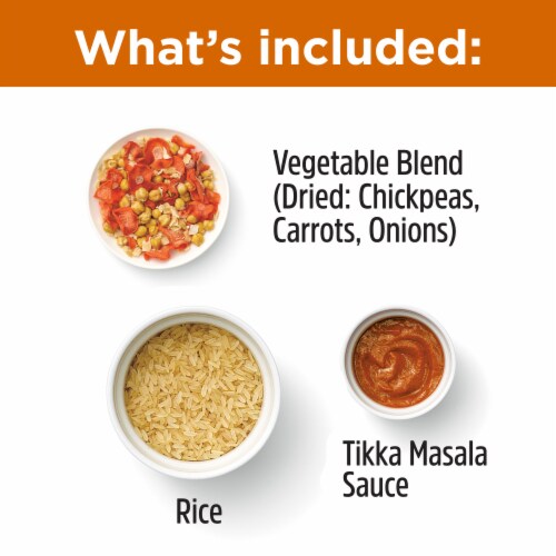 Food Network Kitchen Inspirations Chicken Tikka Masala Meal Kit, Box Perspective: back