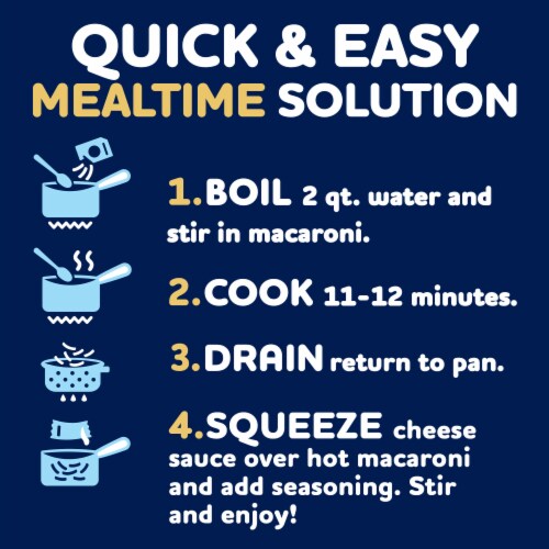 Kraft Deluxe White Cheddar & Cracked Black Peppercorn Macaroni & Cheese Dinner Perspective: back