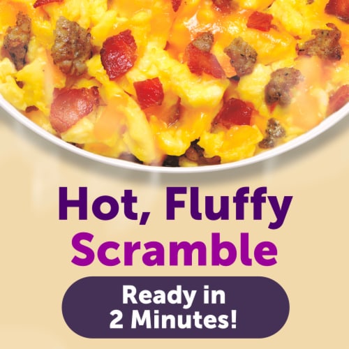 Just Crack an Egg Meat Lovers Low Carb Protein Packed Scramble Breakfast Bowl Kit Perspective: back