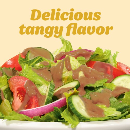 Kraft Lemon Herb Vinaigrette Salad Dressing Perspective: back