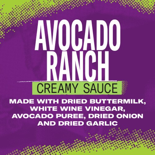 Taco Bell Creamy Avocado Ranch Perspective: back