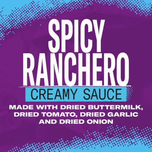 Taco Bell Creamy Spicy Ranchero Sauce, Bottle Perspective: back