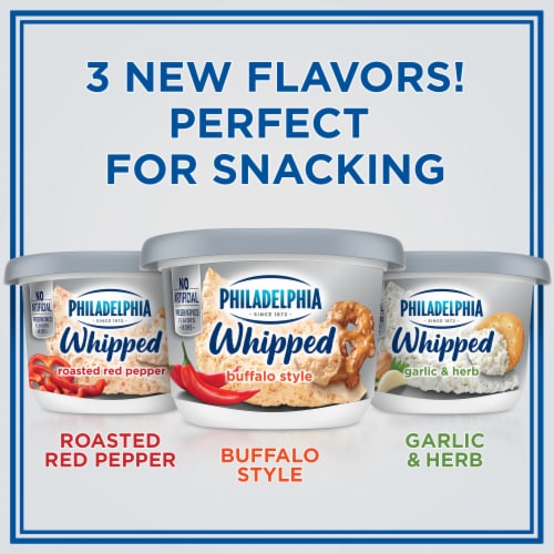 Philadelphia Buffalo Style Whipped Cream Cheese Spread Perspective: back