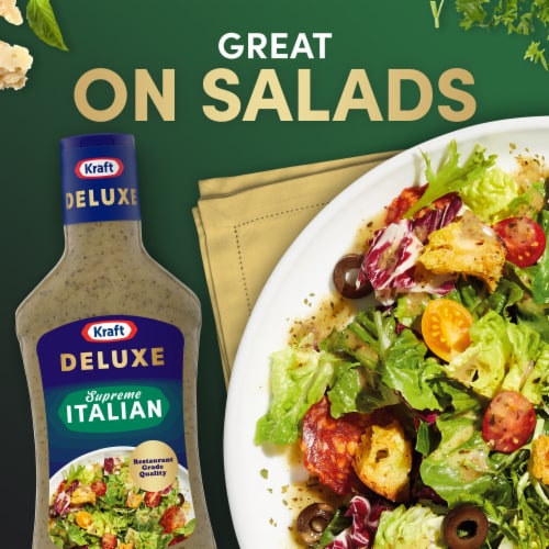 Kraft Deluxe Supreme Italian Dressing Perspective: back