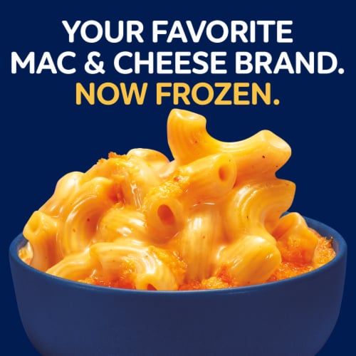 Kraft Frozen Meal Original Cheddar Mac & Cheese Macaroni and Cheese Dinner Perspective: back