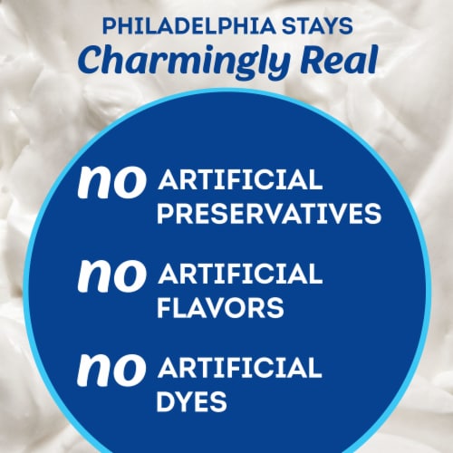 Philadelphia Reduced Fat Cream Cheese Spread Perspective: back