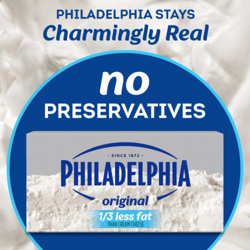 Philadelphia Reduced Fat Cream Cheese Perspective: back