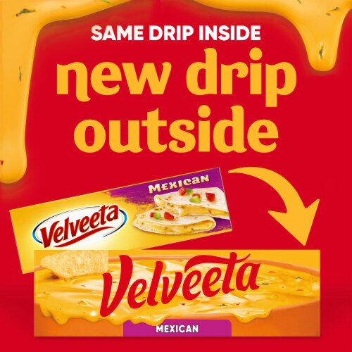Velveeta Jalapeno Mexican Cheese Perspective: back