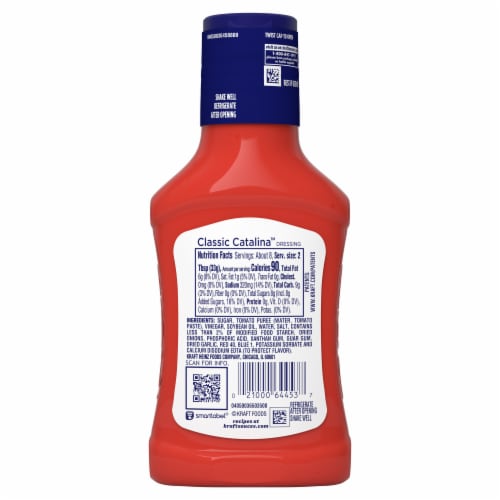 Kraft Classic Catalina French Salad Dressing Perspective: back