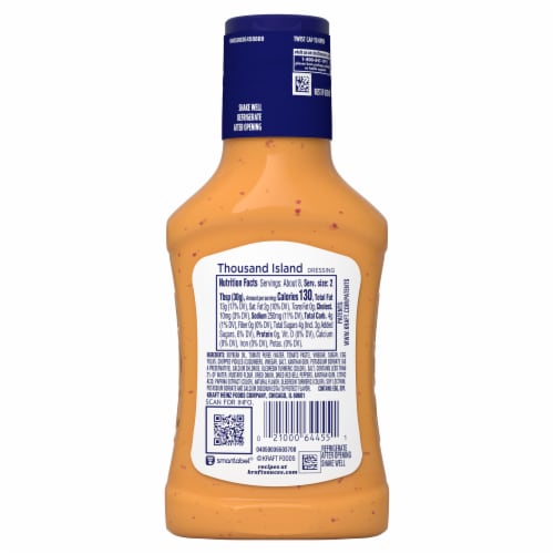 Kraft Thousand Island Salad Dressing Perspective: back