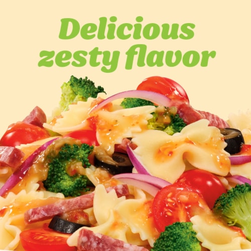 Kraft Zesty Italian Salad Dressing Perspective: back