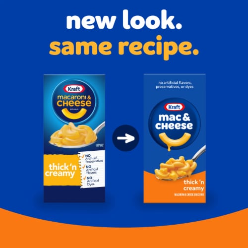 Kraft Thick 'n Creamy Mac N Cheese Macaroni and Cheese Dinner Perspective: back