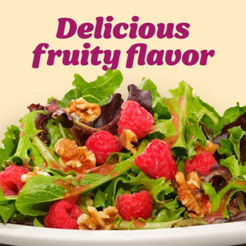 Kraft Light Raspberry Vinaigrette Salad Dressing Perspective: back