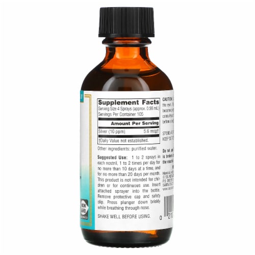Source Naturals Wellness Colloidal Silver™ Nasal Spray Perspective: back