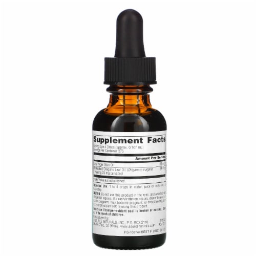 Source Naturals Wellness Oil of Oregano - 1 fl oz (29.57 ml) Perspective: back