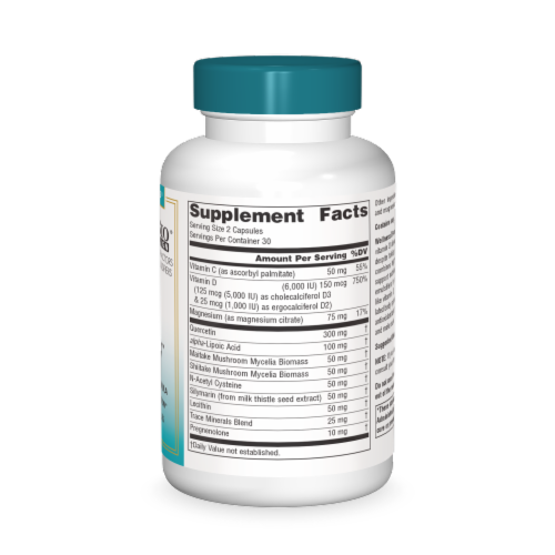 Source Naturals Wellness D-mmunity® Supplement Perspective: back