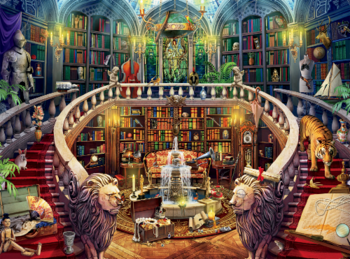 Ceaco Seek and Find Jigsaw Puzzle Perspective: back