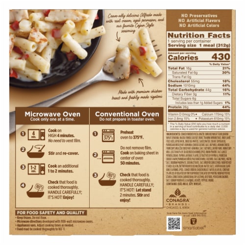 Marie Callender's® New Orleans Style Chicken Alfredo Bowl Frozen Meal