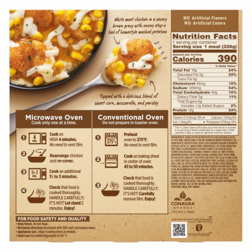 Marie Callender's® Fried Chicken and Mashed Potato Bowl Perspective: back