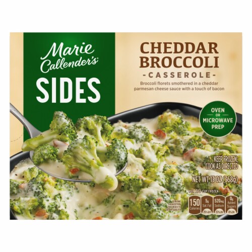 Marie Callender's Sides Cheddar Broccoli Casserole Frozen Food Perspective: back