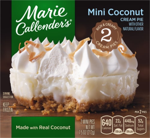 Marie Callender's® Mini Coconut Cream Pies Perspective: back
