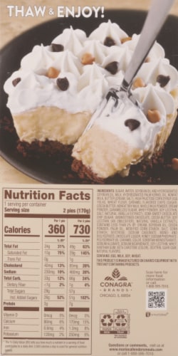 Marie Callender's® Salted Caramel Cream Mini Pies Perspective: back