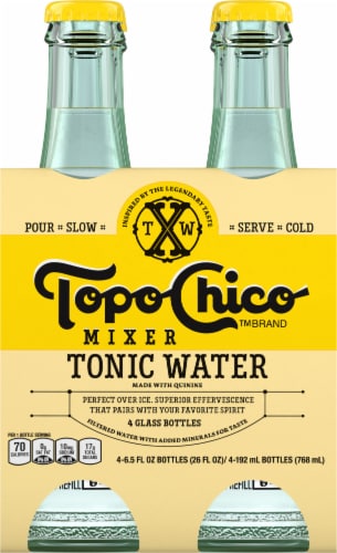 Topo Chico Mixer™ Tonic Water Glass Bottles Perspective: back