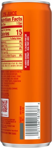Topo Chico Sabores Tangerine with Ginger Sparkling Water Can Perspective: back