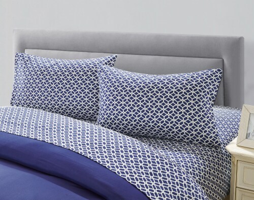 Harper Lane Blue Bed in a Bag Set - 7 Piece Perspective: back
