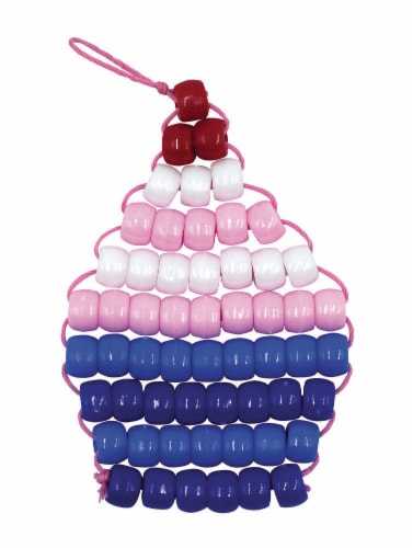 Creativity Street Assorted Bright Hues Pony Beads Perspective: back