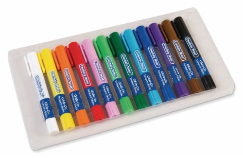 Creativity Street® Tempera Paint Sticks - 12 Assorted Colors Perspective: back