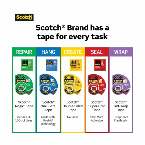 Scotch® Matte Finish Magic™ Tape Perspective: back
