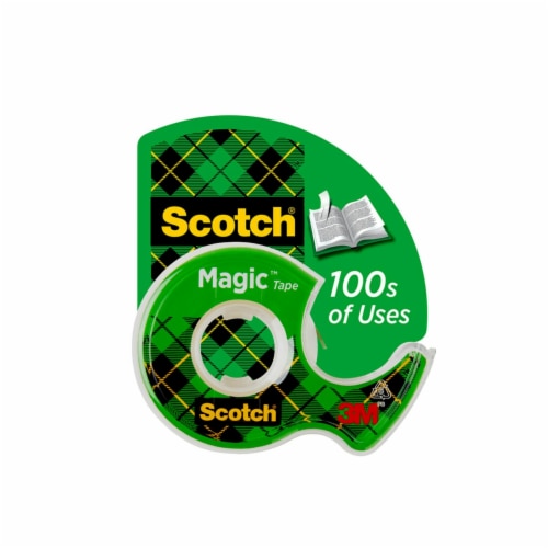 Scotch® Magic™ Matte Finish Tape - Clear Perspective: back