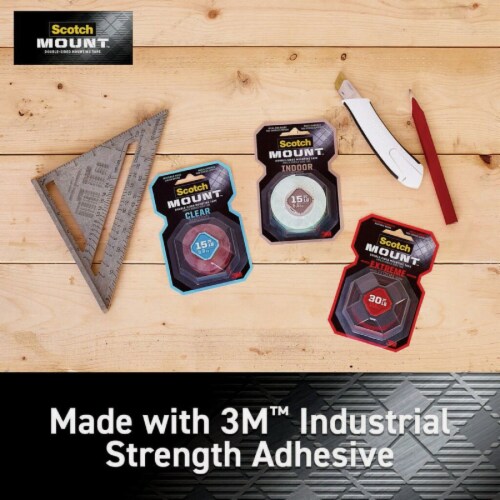 3M Scotch® Indoor Mounting Tape - White Perspective: back