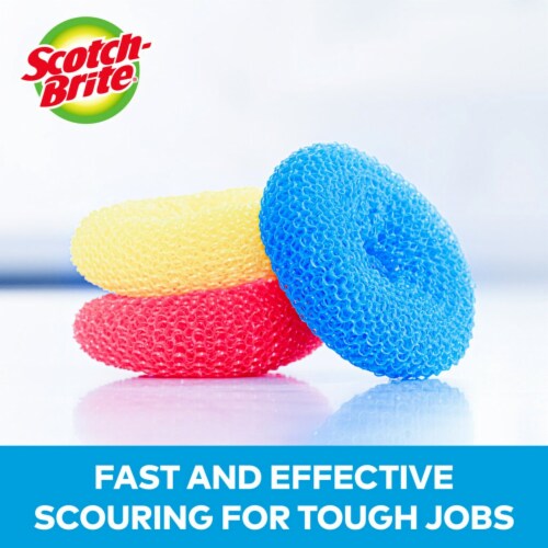 Scotch-Brite™ Plastic Multi-Purpose Scrubbing Pads Perspective: back
